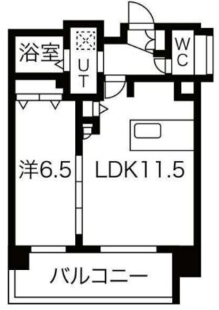 大国町駅 徒歩2分 10階の物件間取画像